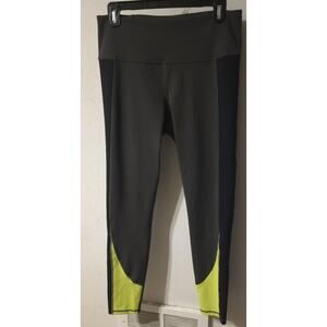 Under Armour Pants Womens Large Green Athletic Leggings Athleisure Gym Sz Large
